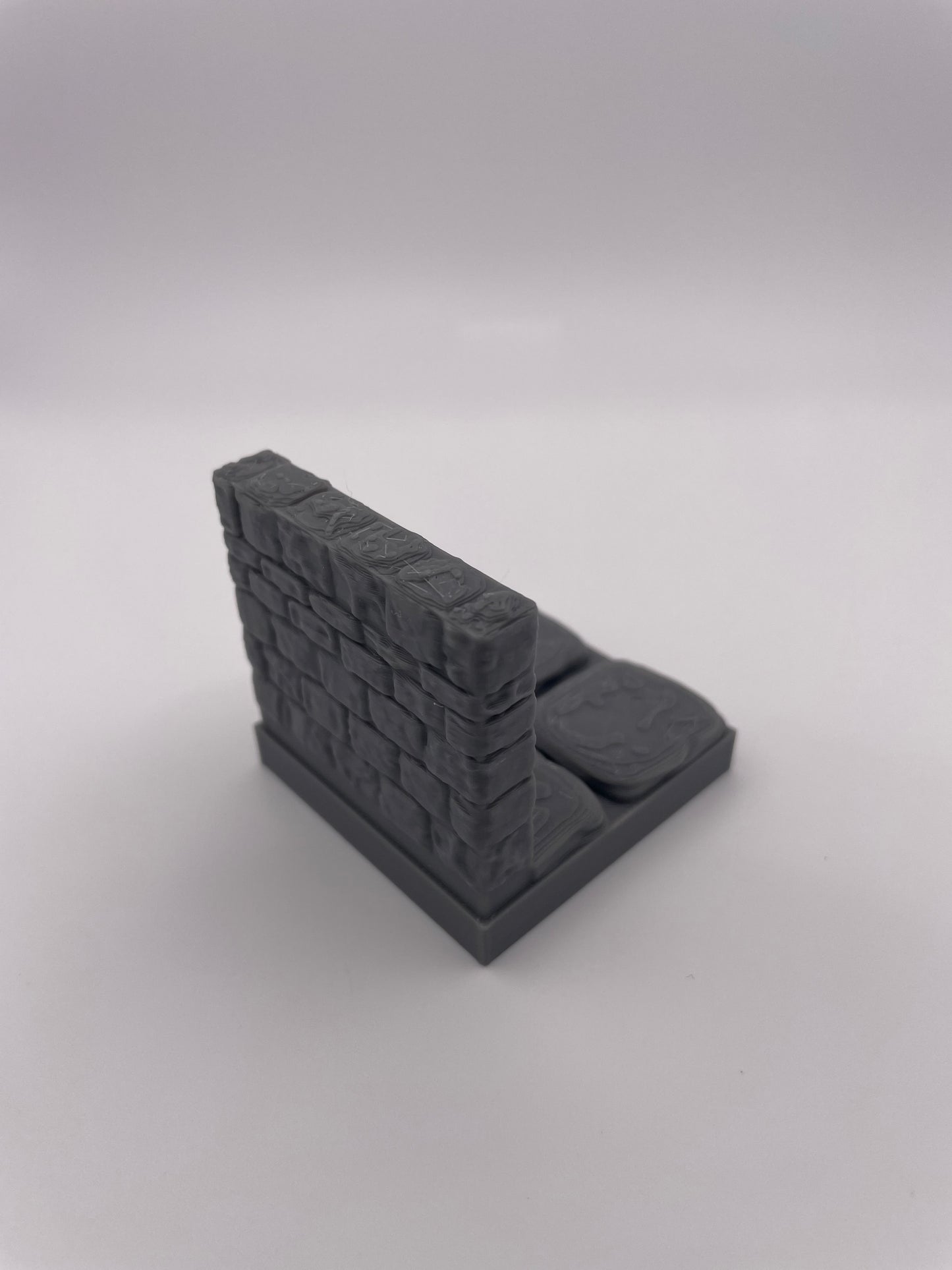 3D Printed Wall on Tile for Tabletop Games
