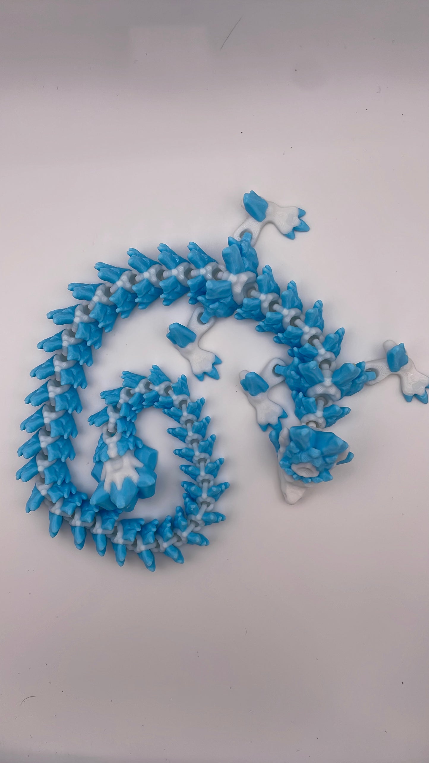 3D Printed Ice Dragon (Long Body)
