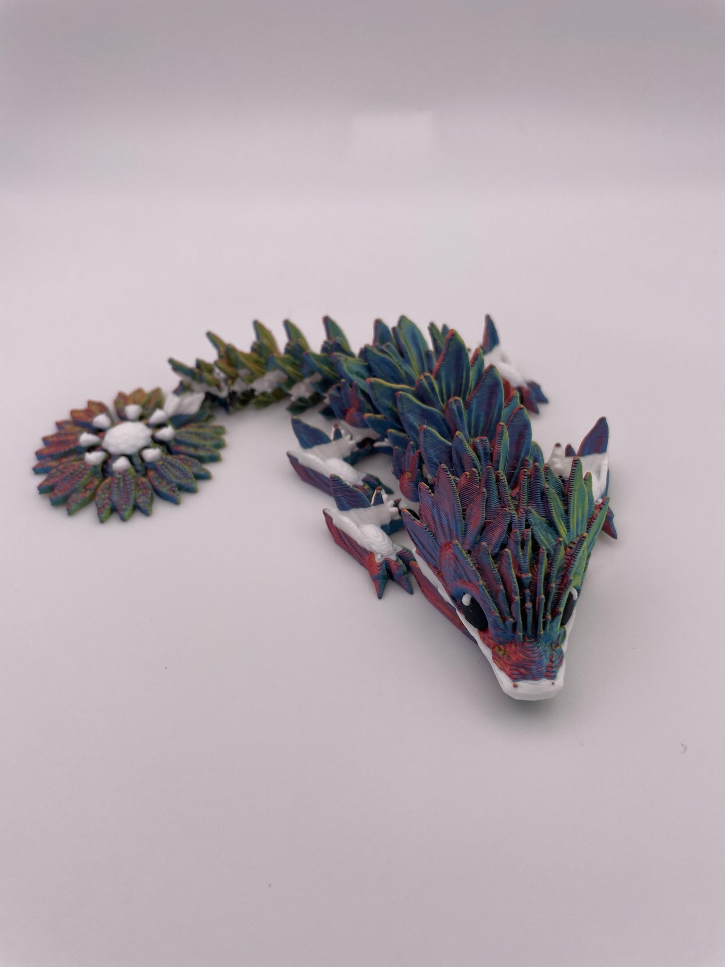 3D Printed Sunflower Dragon Figure