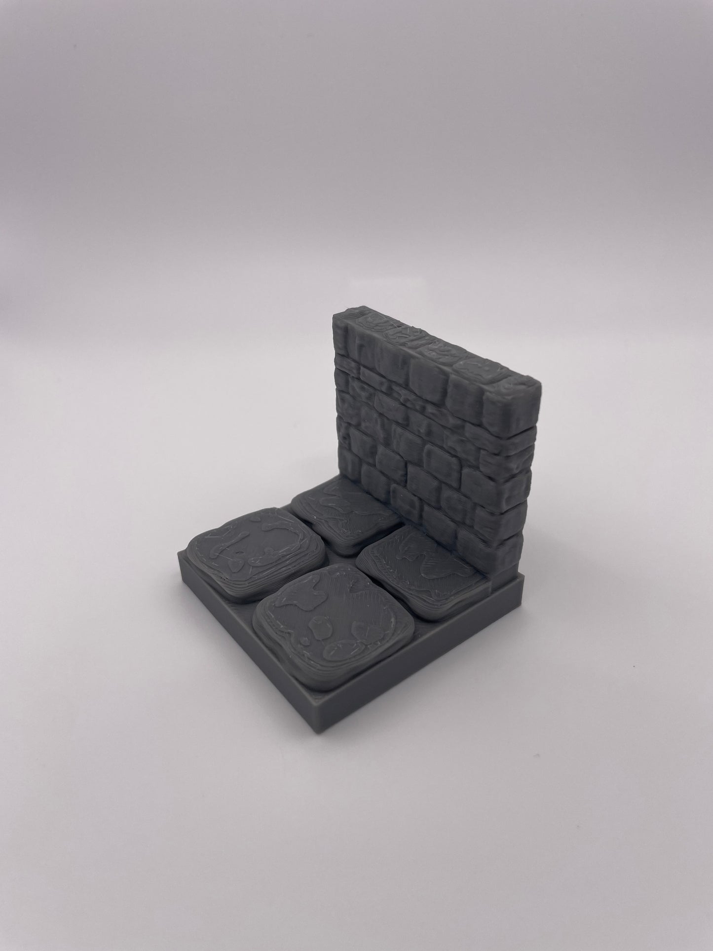 3D Printed Wall on Tile for Tabletop Games