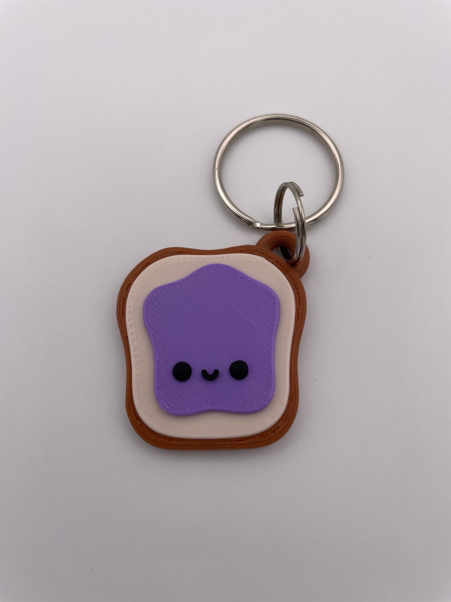3D Printed Jam and Bread Keychain