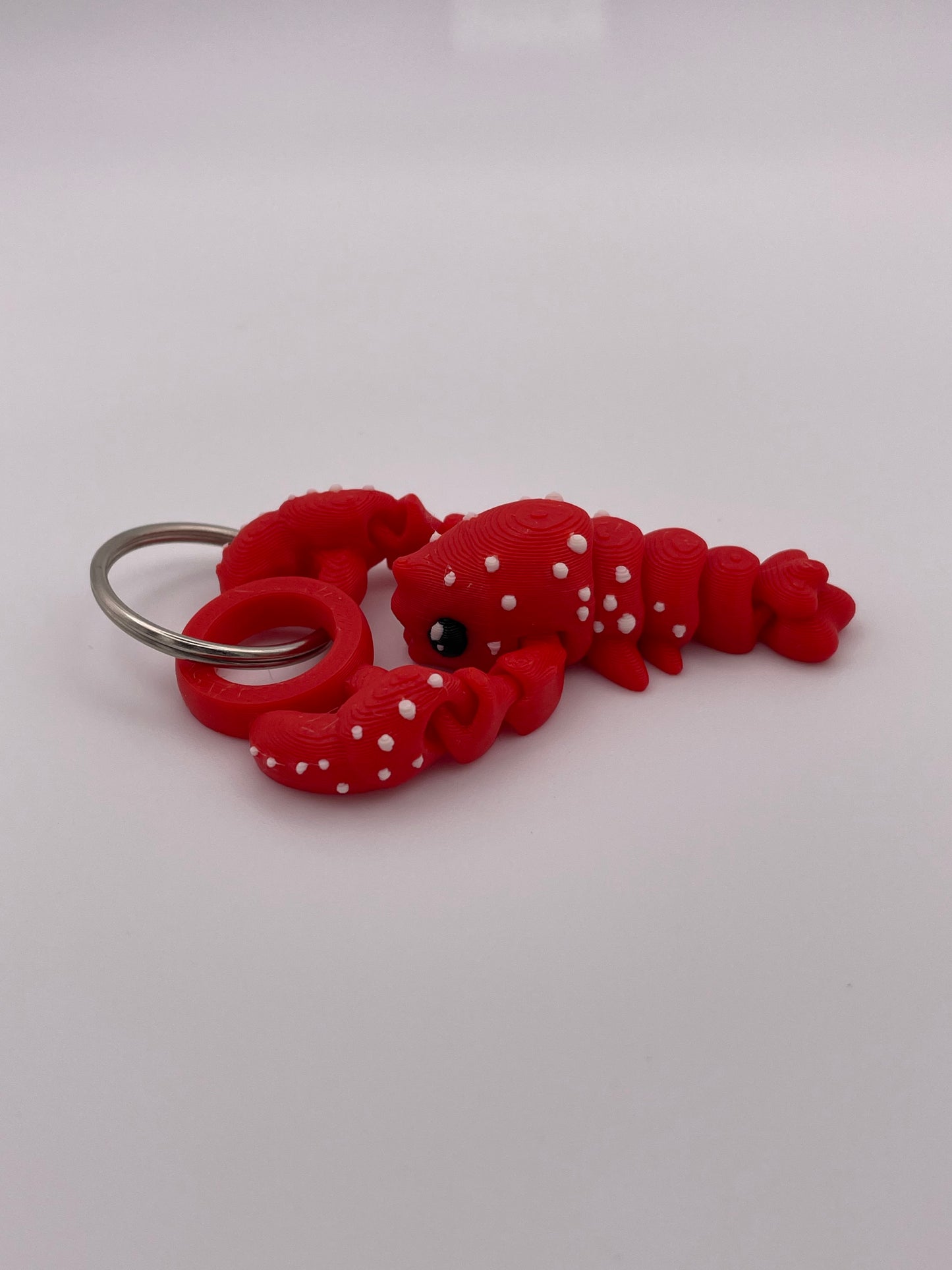 3D Printed Lobster Keychain