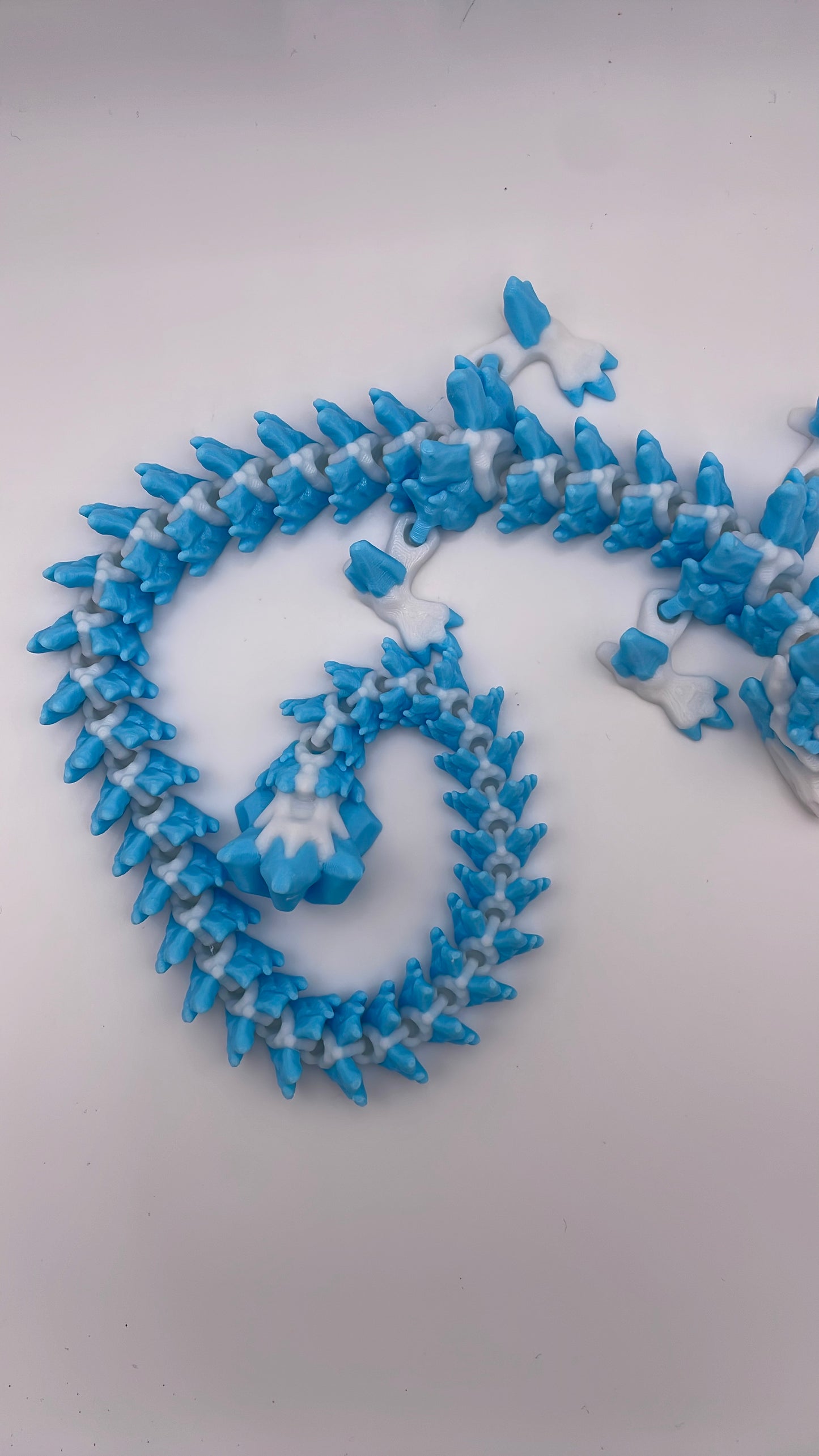3D Printed Ice Dragon (Long Body)