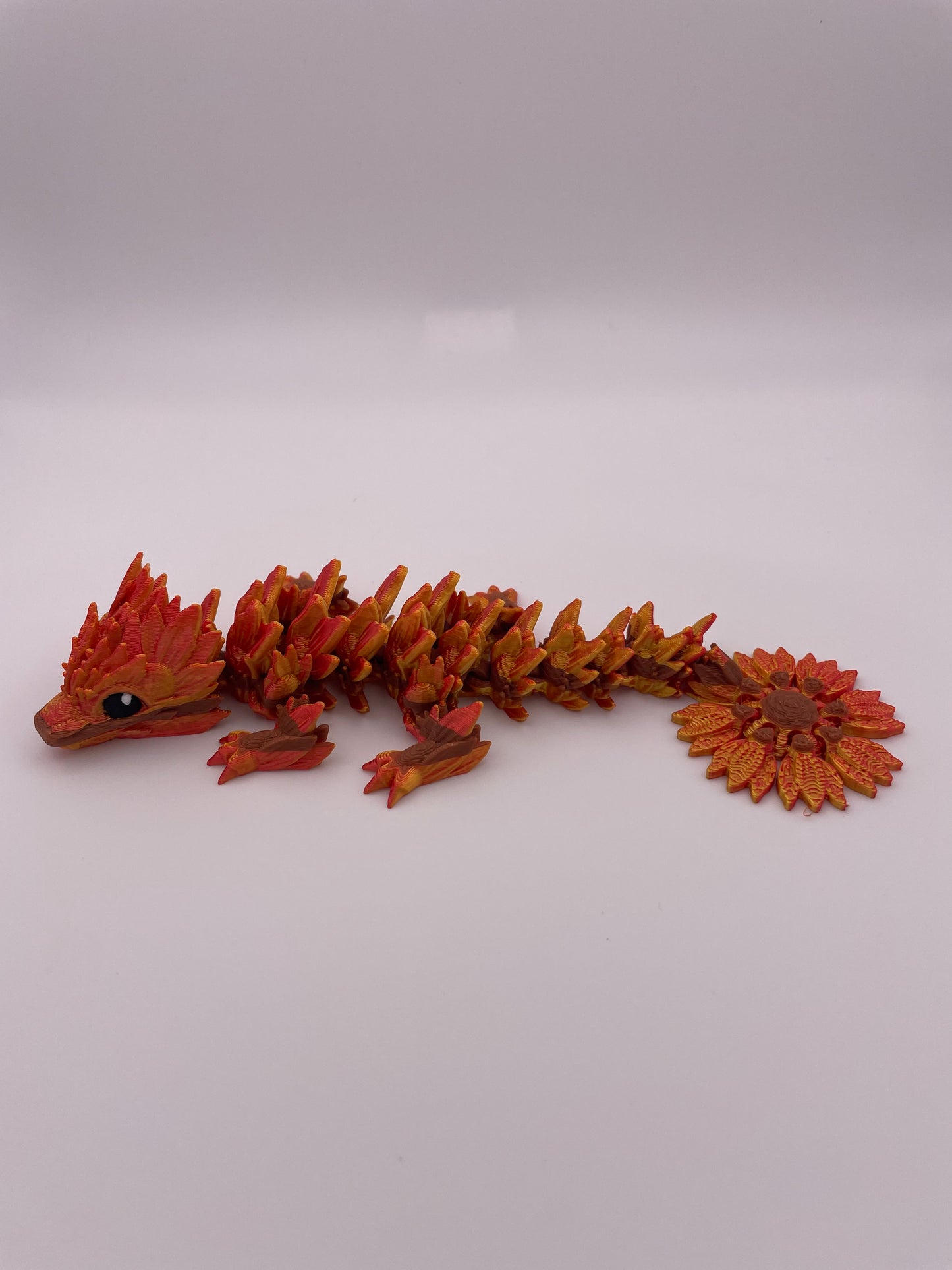 3D Printed Sunflower Dragon Figure