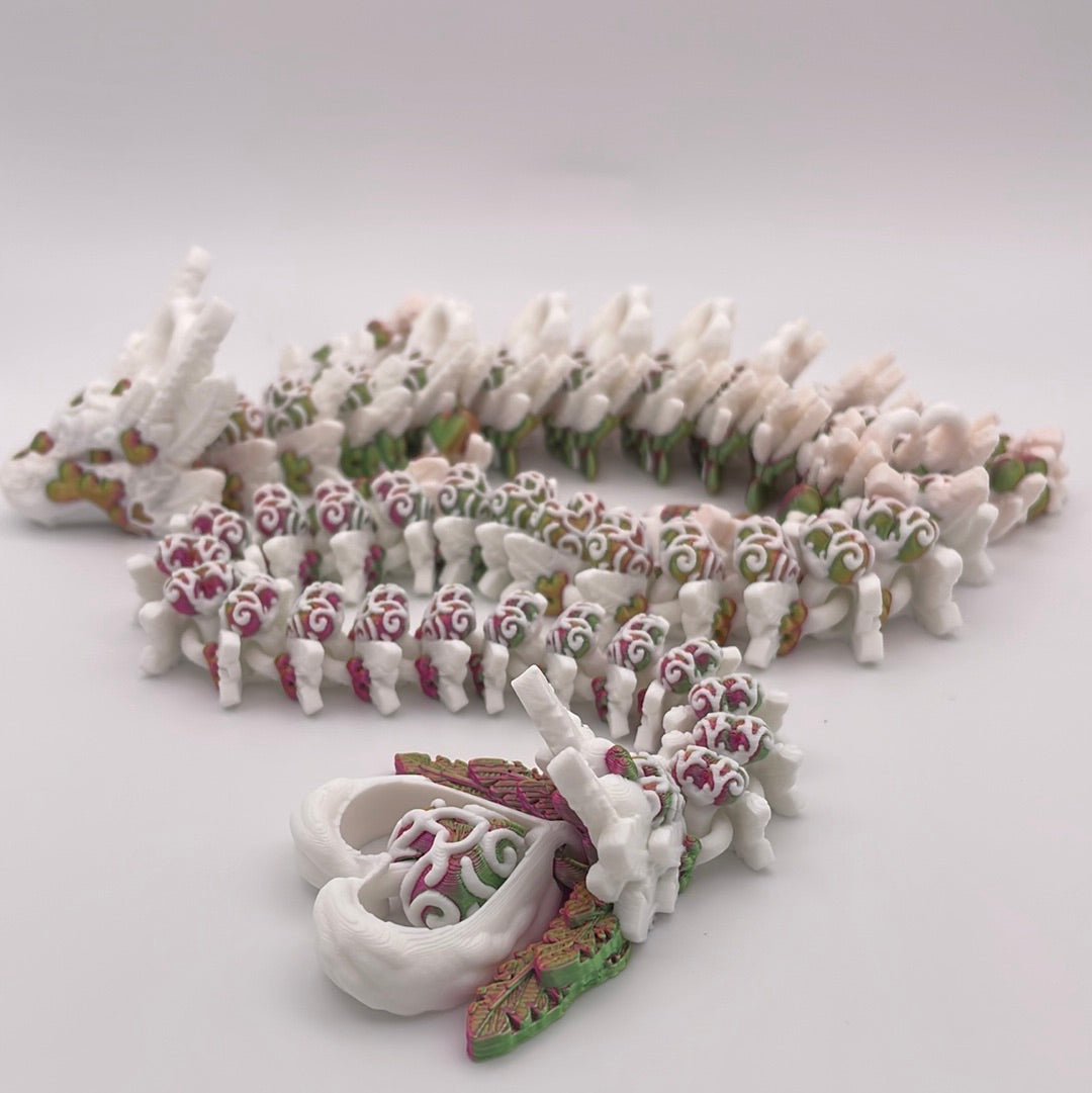 3D Printed Heart Dragon Figure (Light Edition)