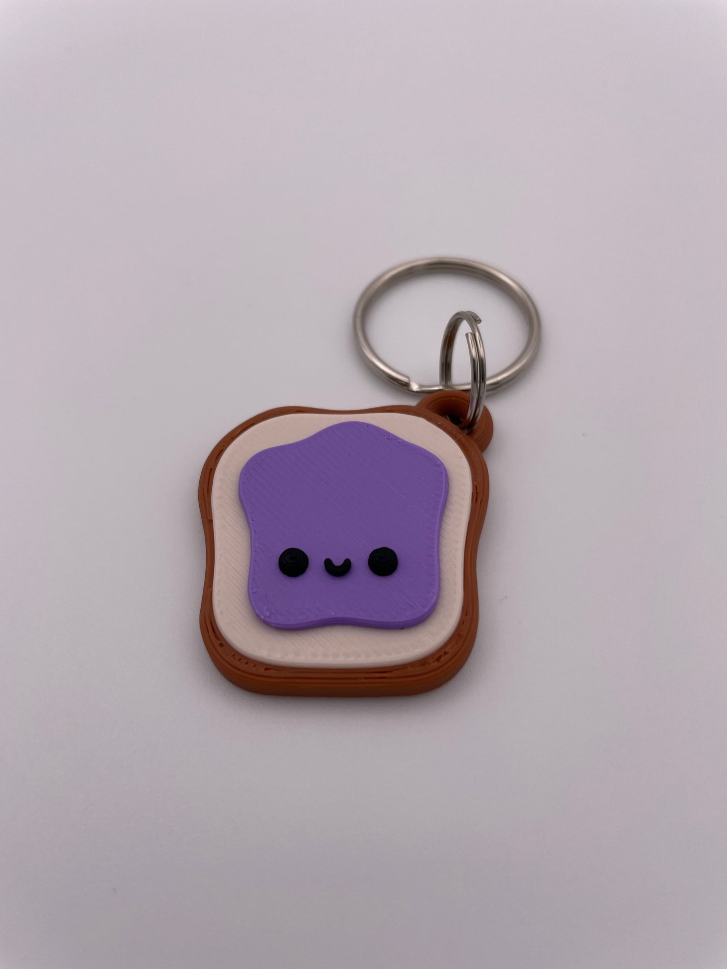 3D Printed Jam and Bread Keychain