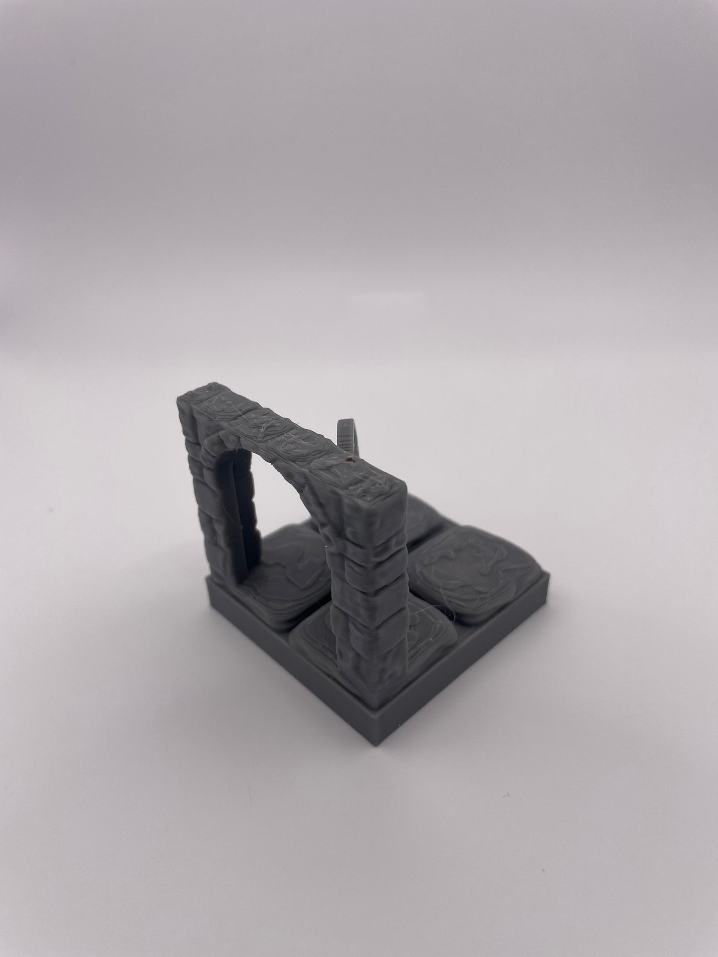 3D Printed Door Tile 2x2 for Tabletop Games