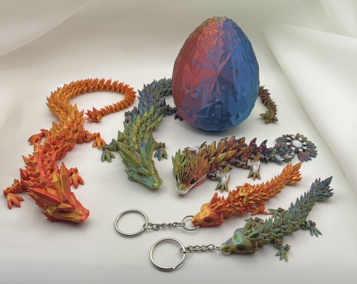 3D Printed Mystic Dragon Bundle (Collectors Set)