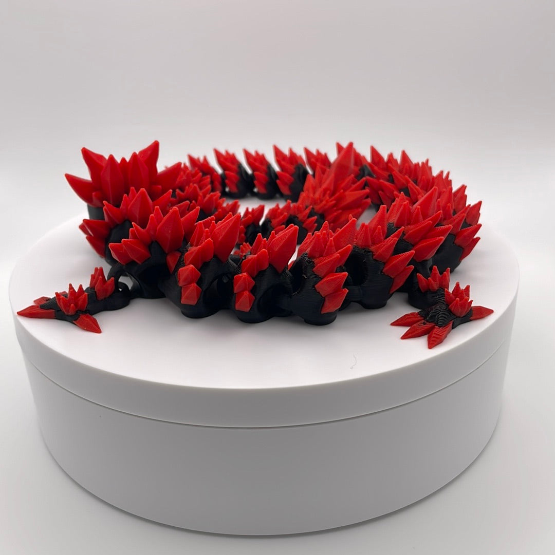 3D Printed Saber Crystal Dragon Figure