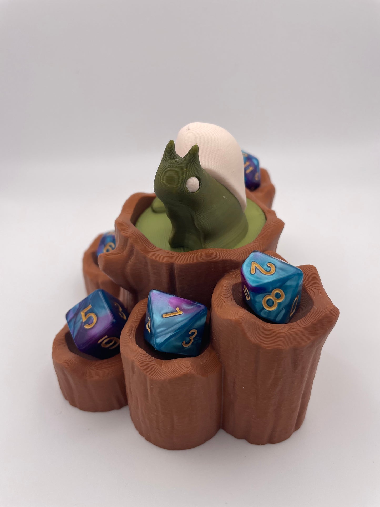 3D Printed Snail Dice Tower