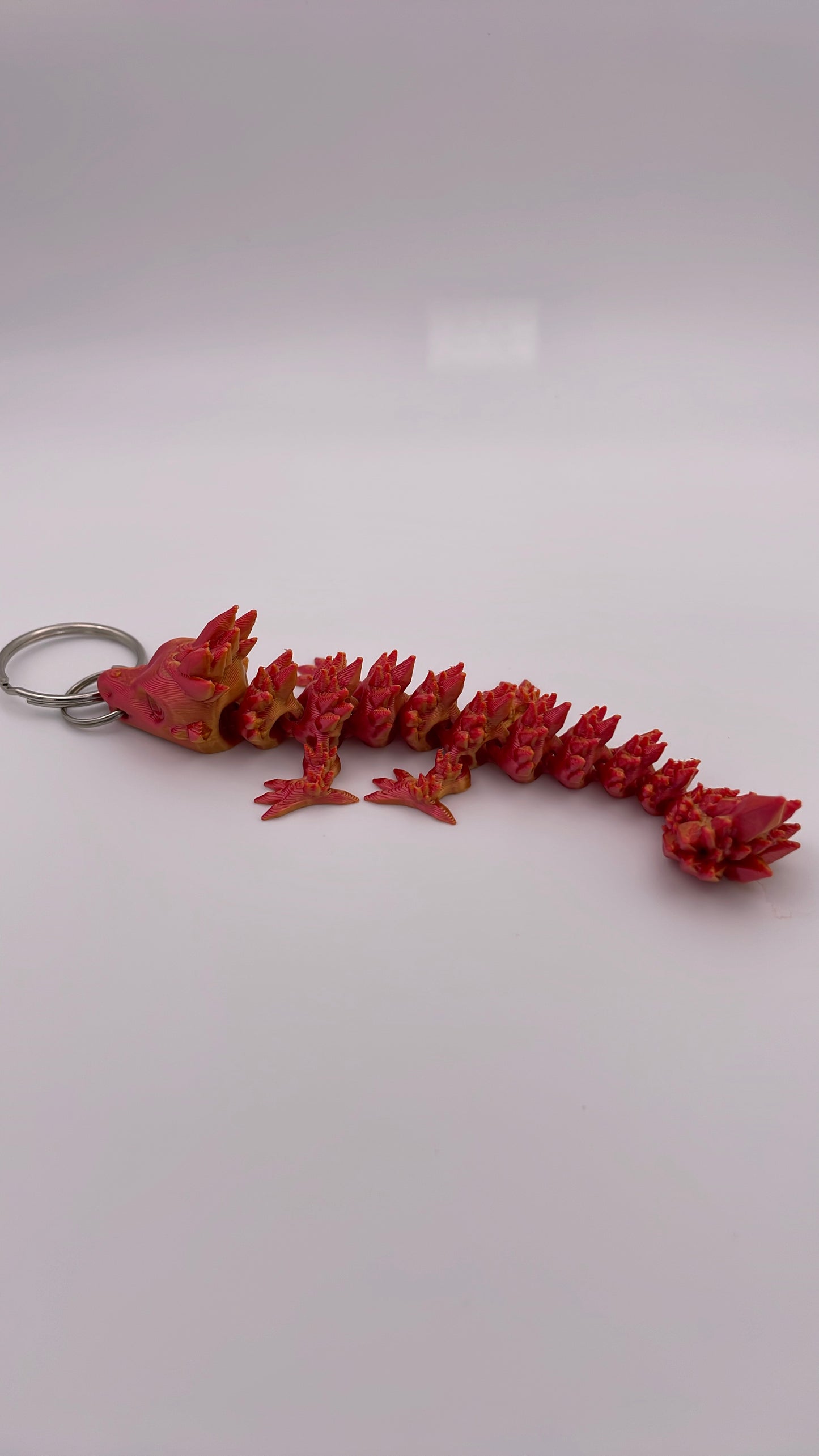3D Printed Dragon Keychains (Fire & Mystic Colors)