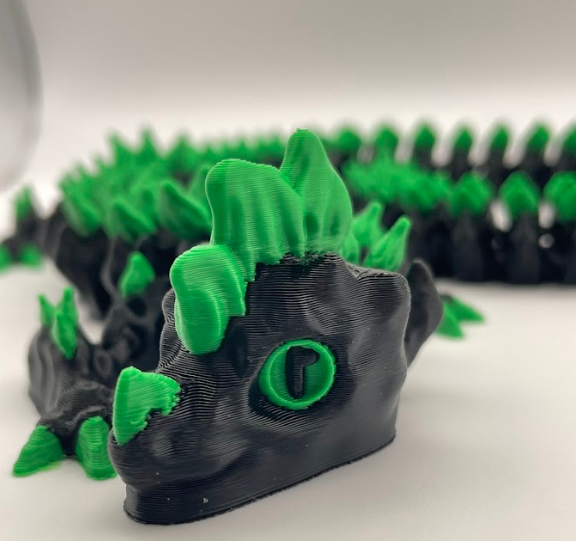 3D Printed Dino Dragon Hybrid Toy