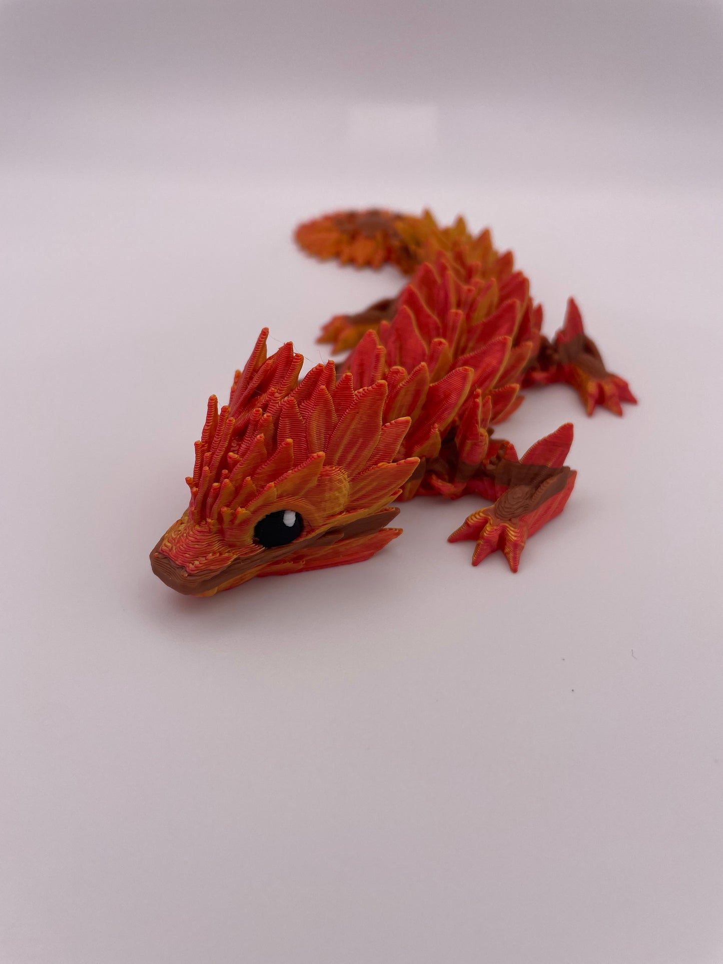 3D Printed Sunflower Dragon Figure