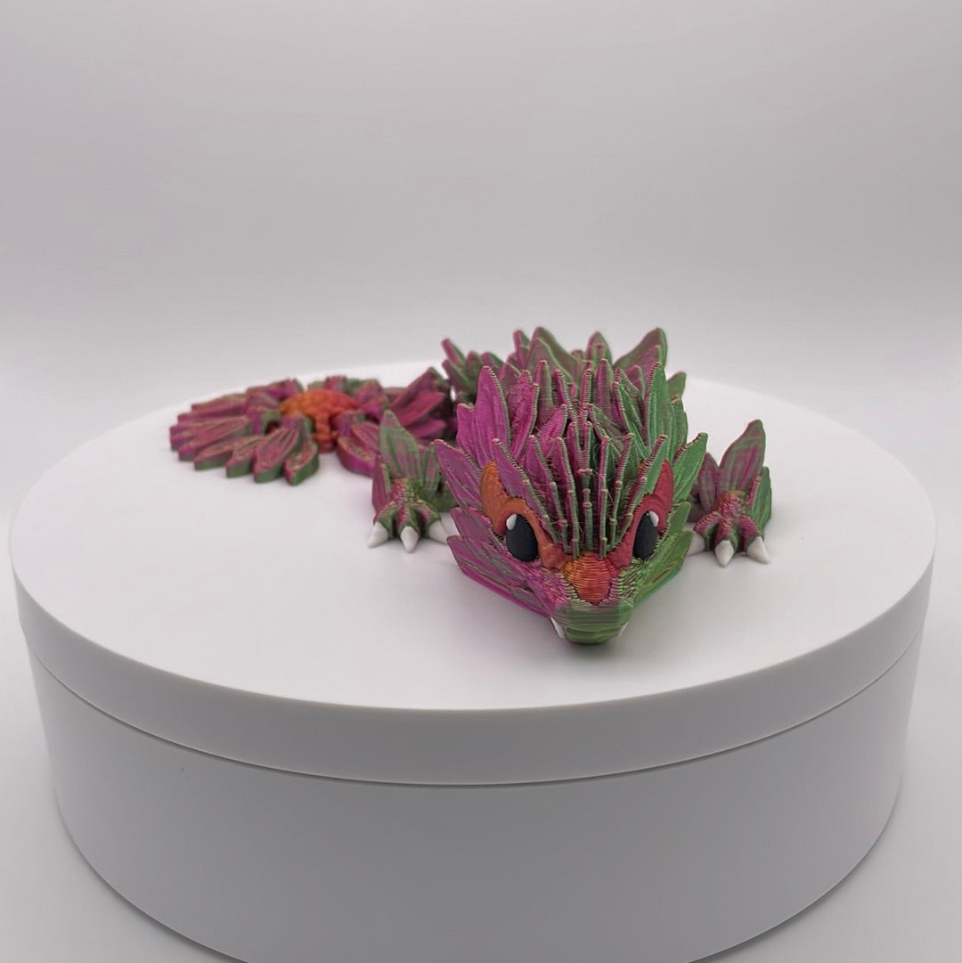 3D Printed Sunflower Dragon Figure