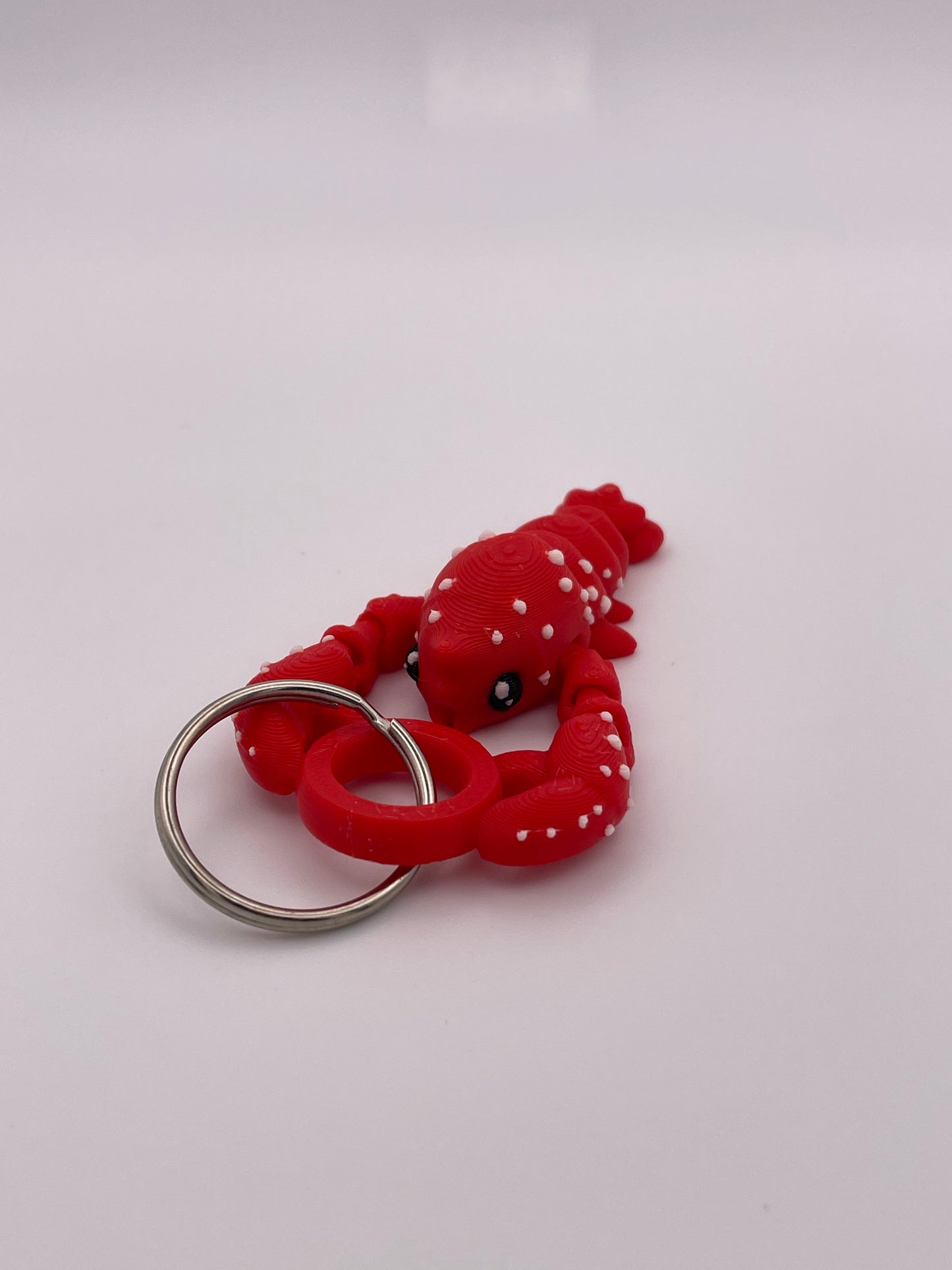 3D Printed Lobster Keychain