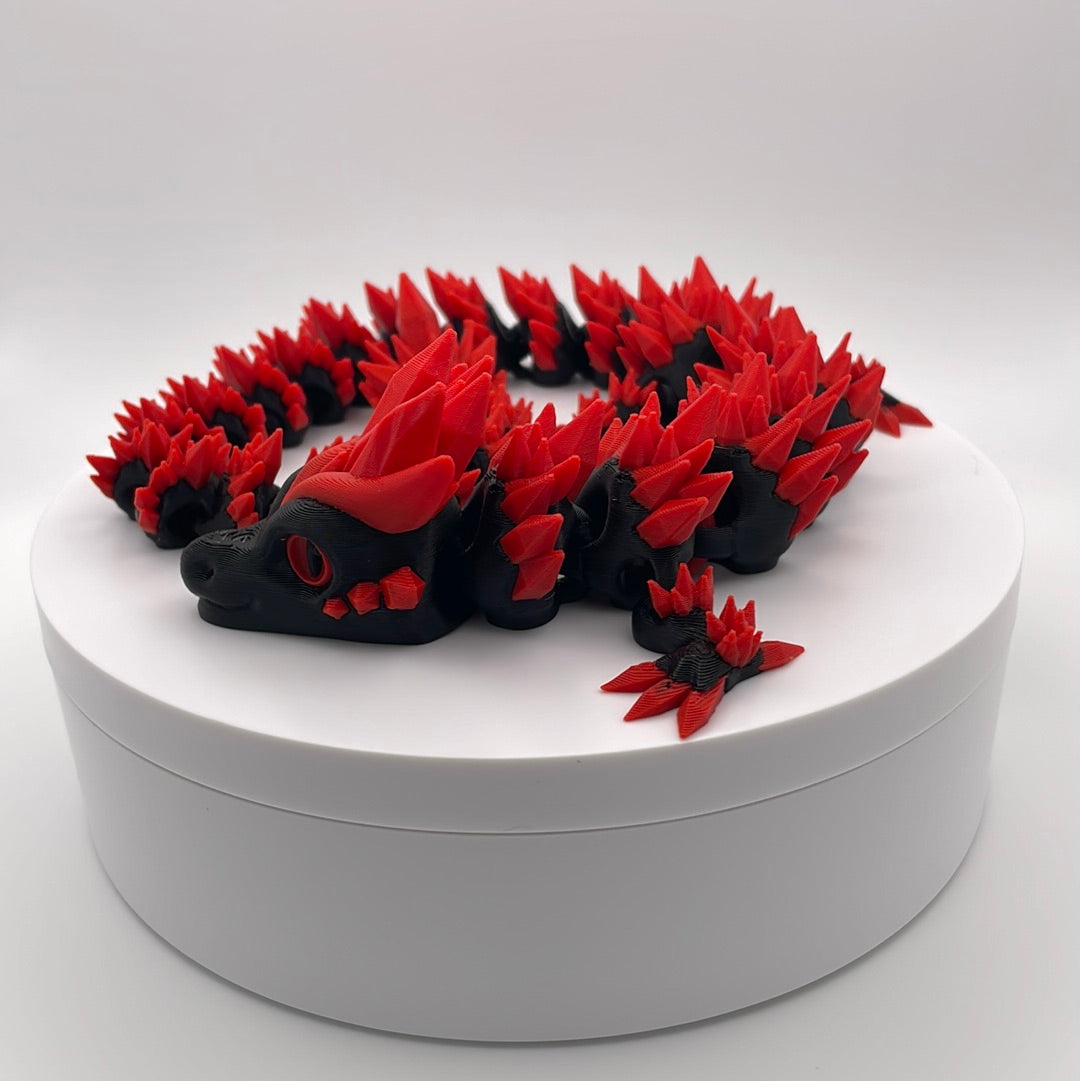 3D Printed Saber Crystal Dragon Figure
