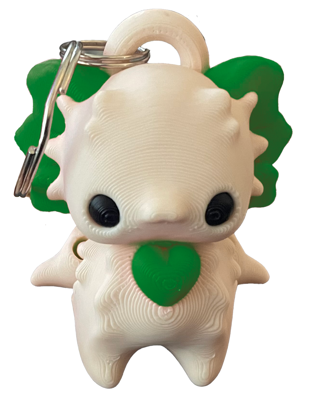 3D Printed Axolotl Keychain Accessory