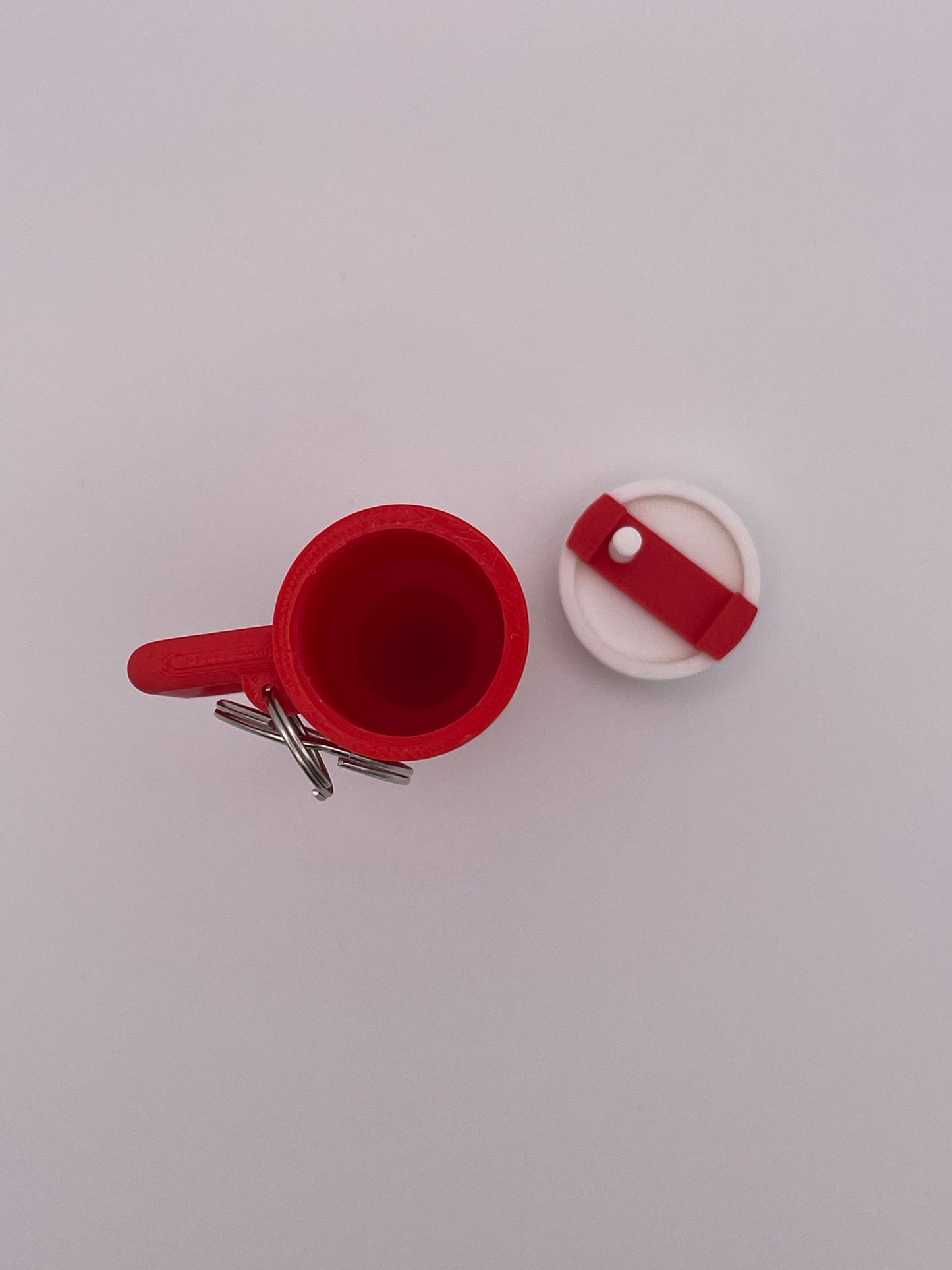 3D Printed Cup Keychain Accessory