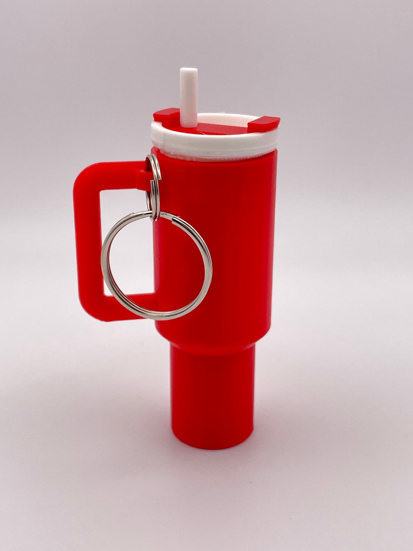 3D Printed Cup Keychain Accessory