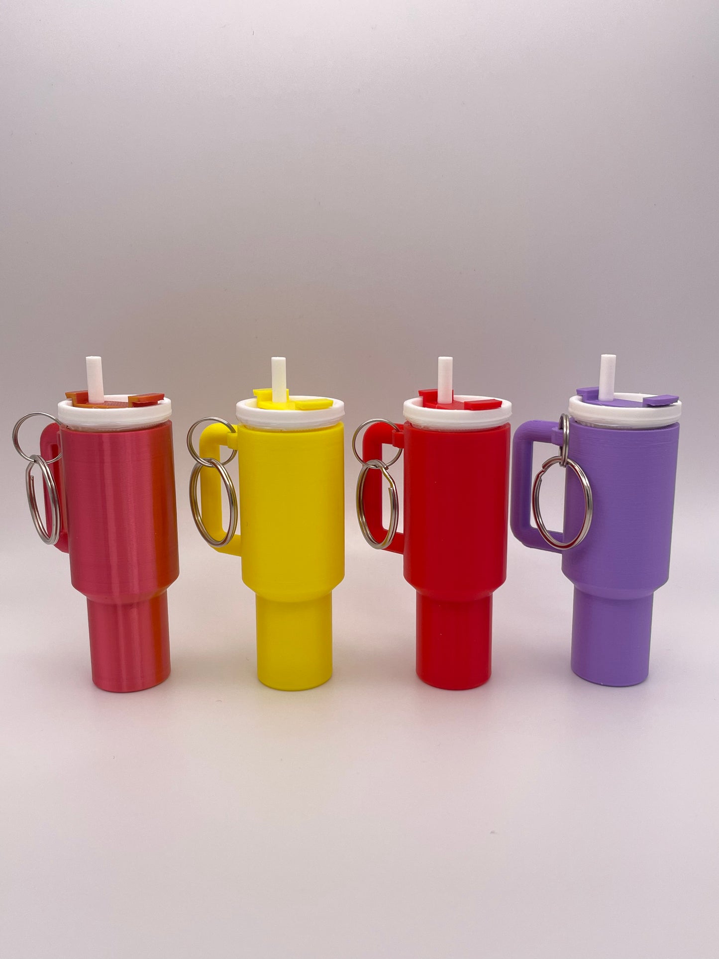 3D Printed Cup Keychain Accessory