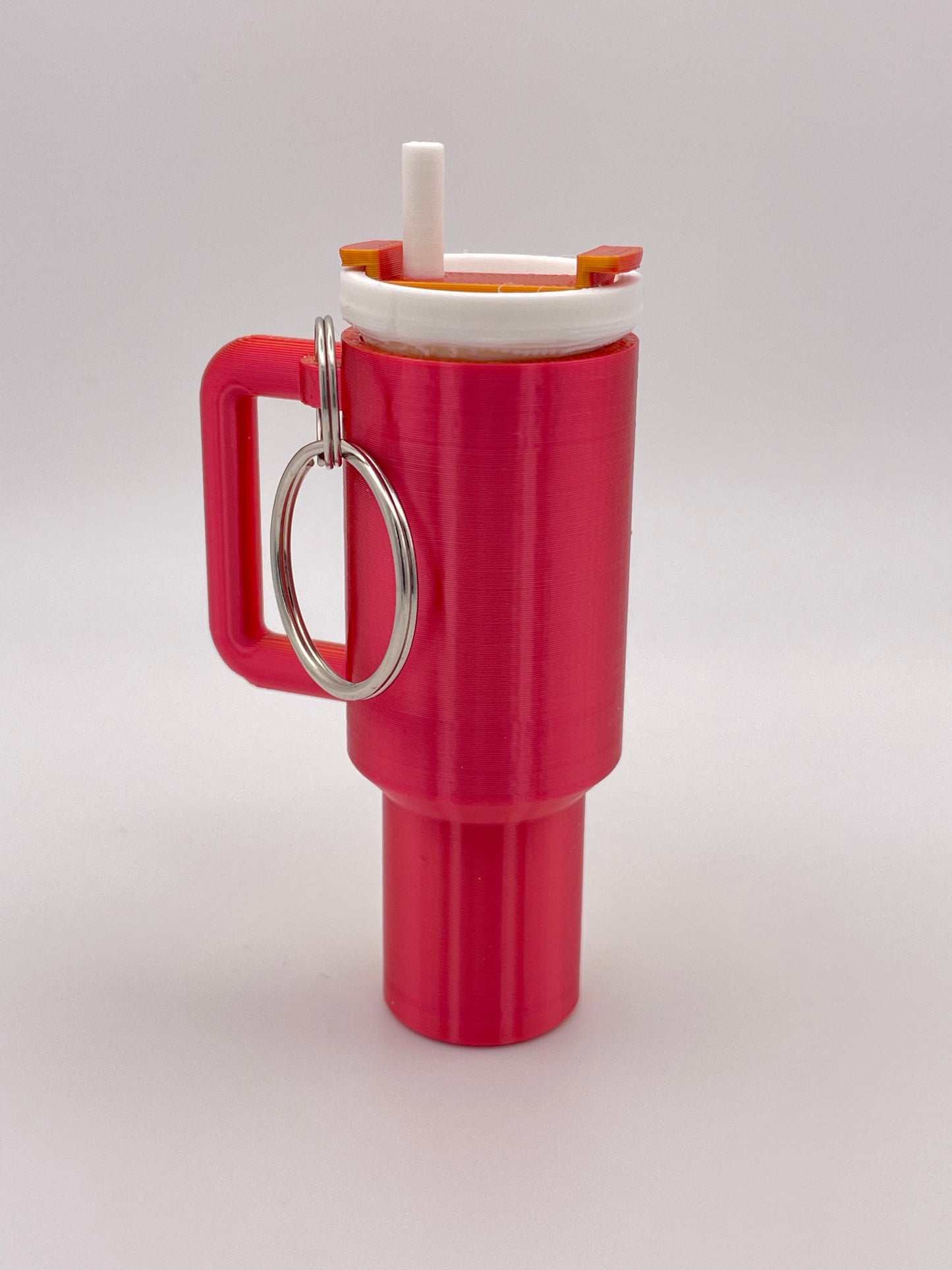3D Printed Cup Keychain Accessory