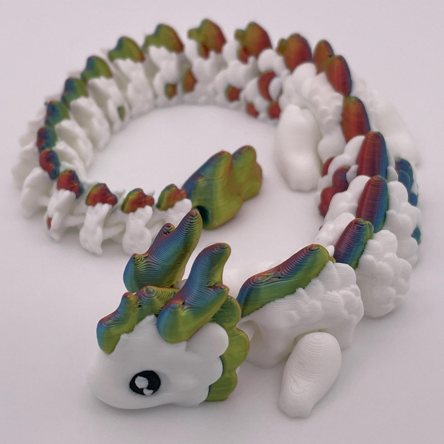 3D Printed Kaida Little Dragon (Multiple Colors: Pink, Blue, Green, Yellow, & More)