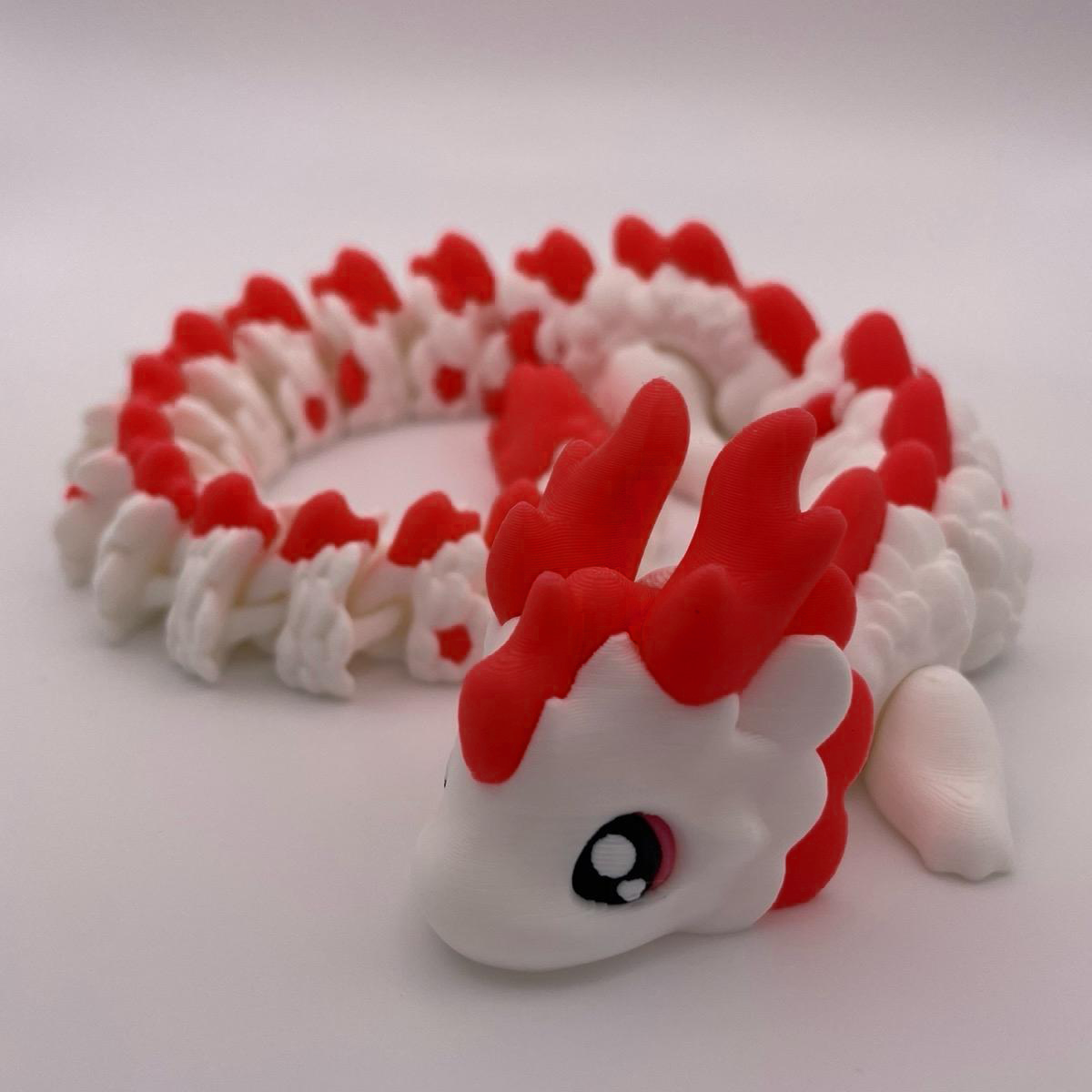 3D Printed Kaida Little Dragon (Multiple Colors: Pink, Blue, Green, Yellow, & More)