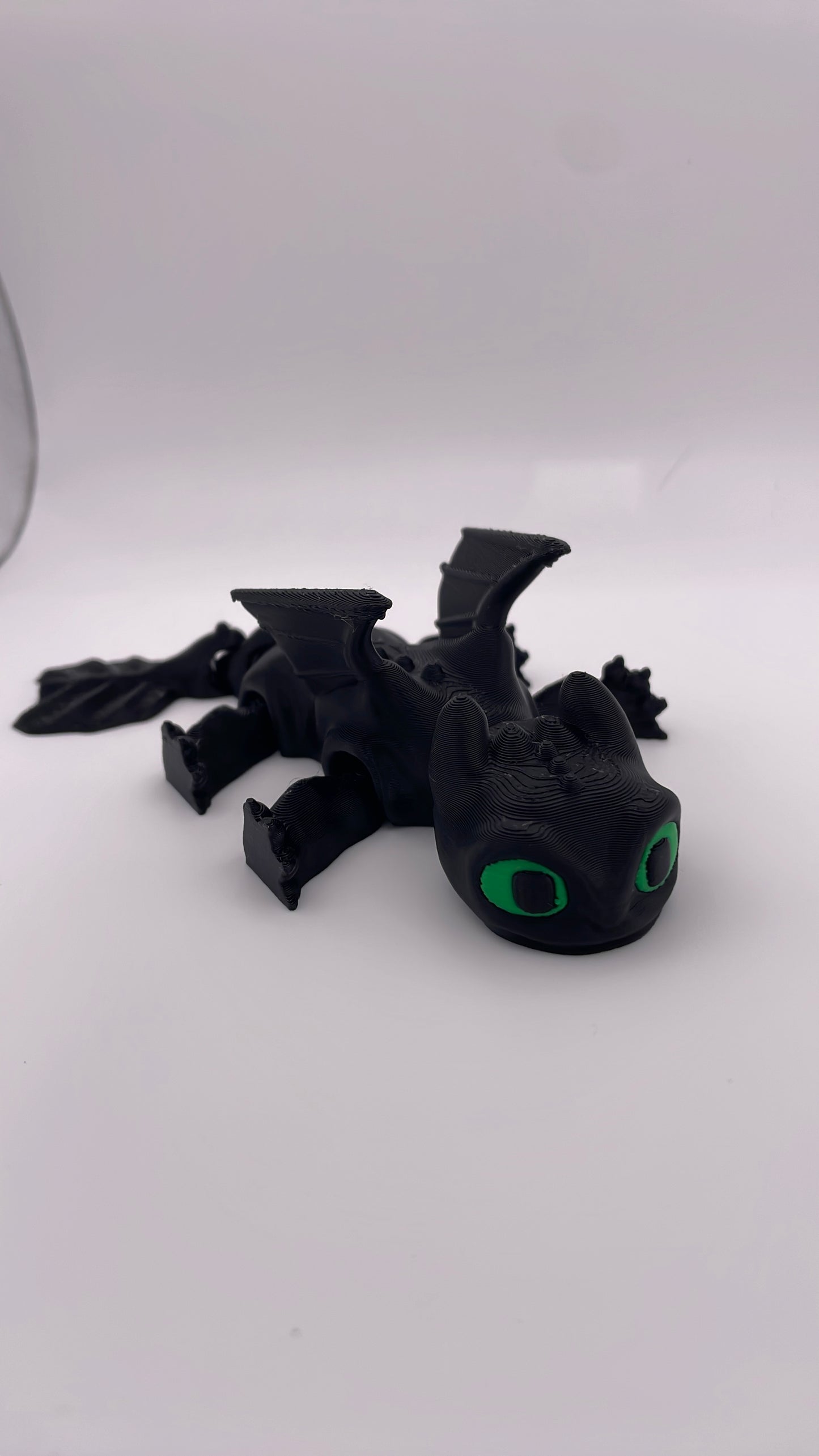 Toothless Baby Black Dragon Figure