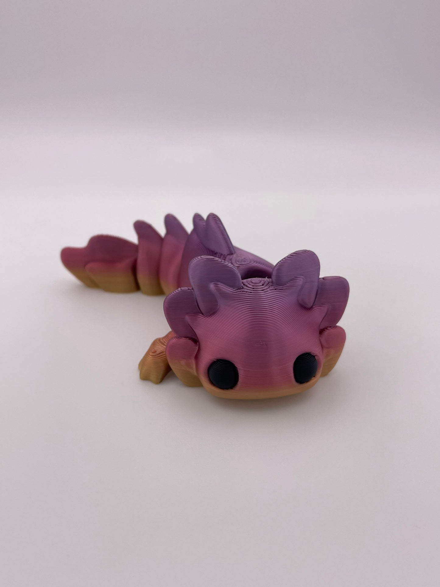 3D Printed Axolotl Flexi Toy