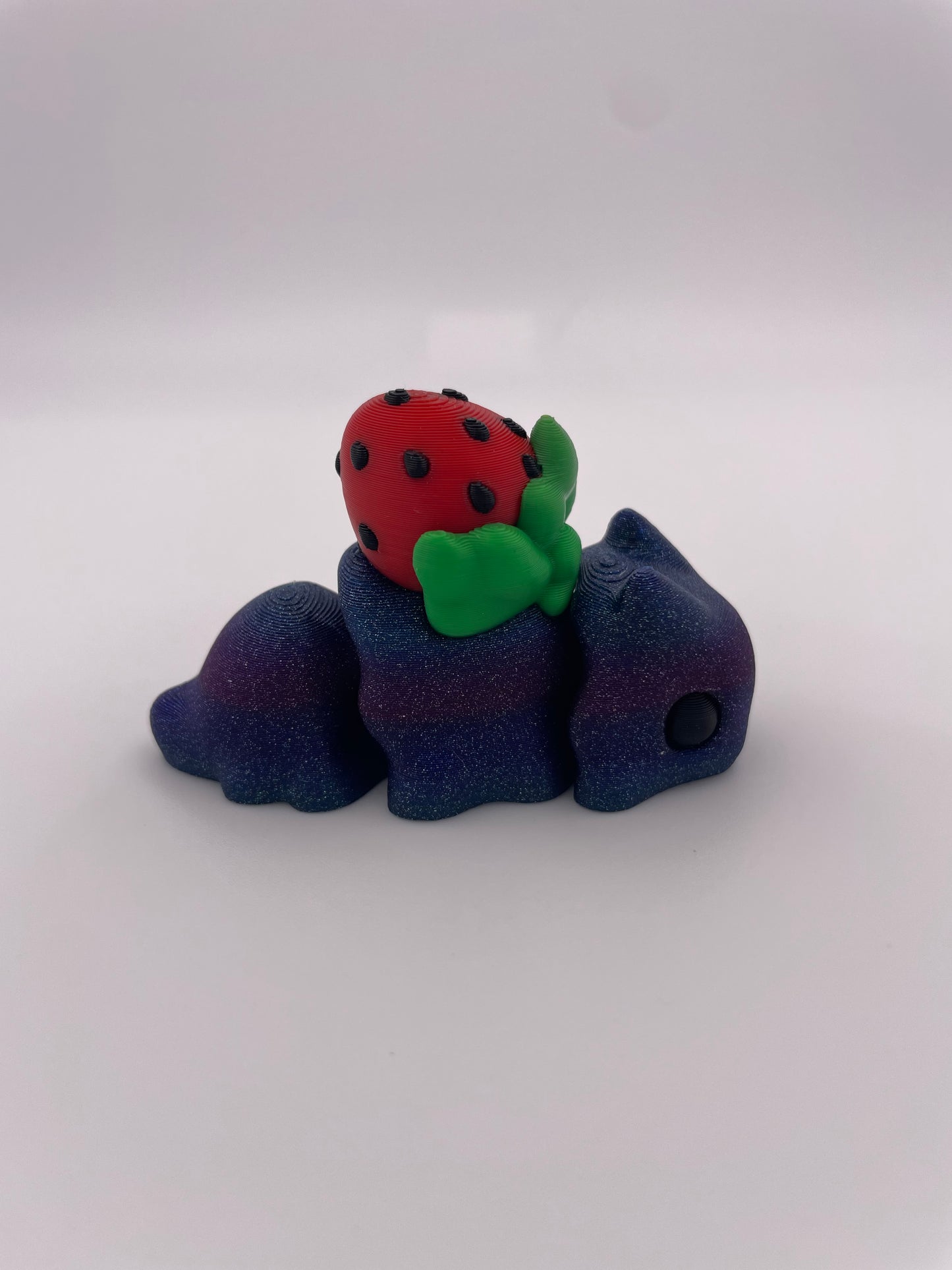 3D Printed Articulated Strawberry Snail Toy