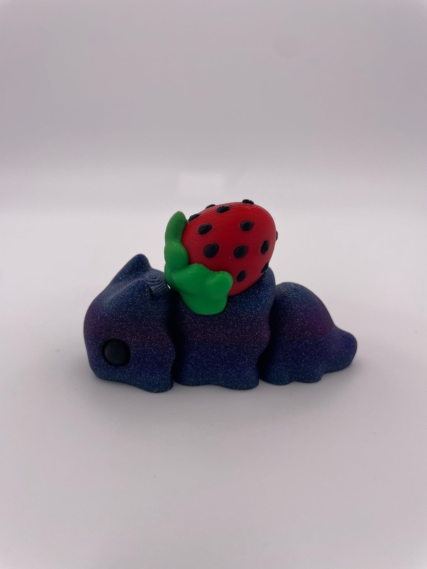 3D Printed Articulated Strawberry Snail Toy